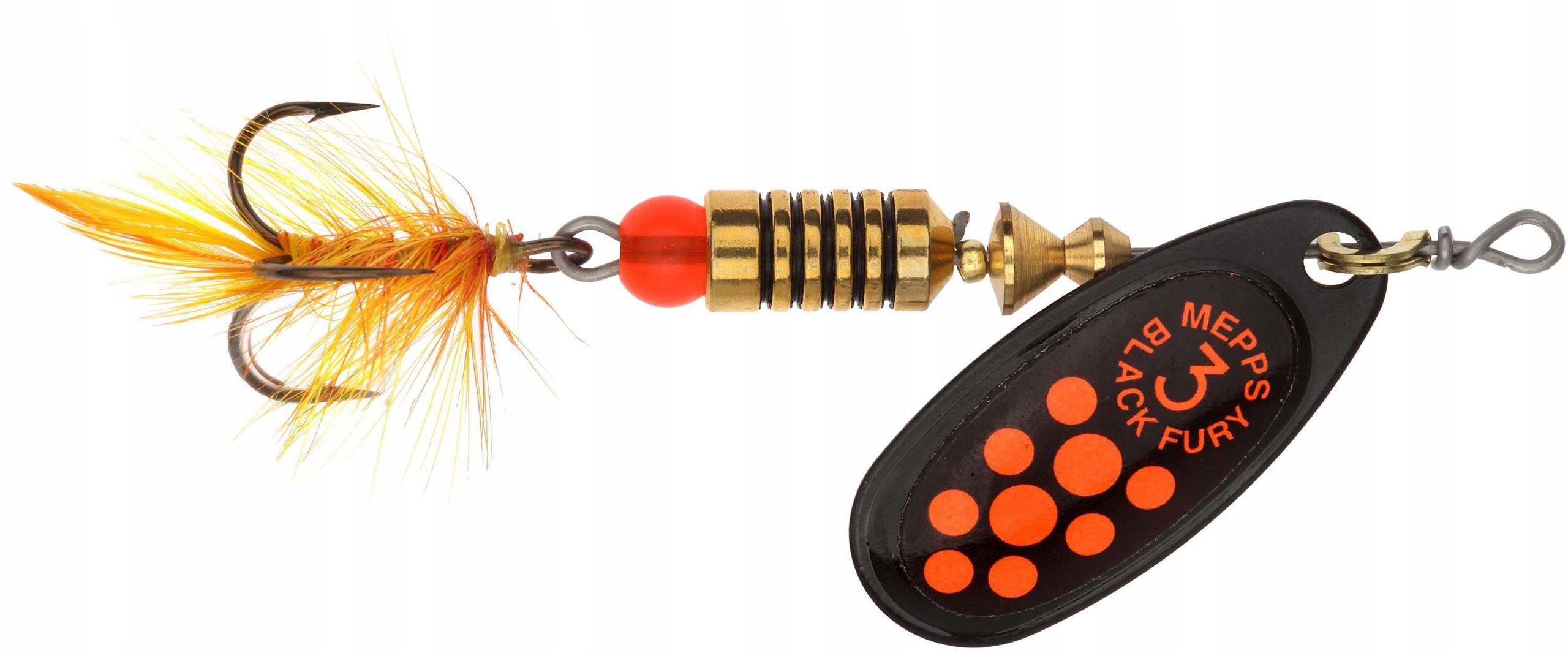 

Mepps Black Fury/mouche czarny/czerw_orange 3/6,5g