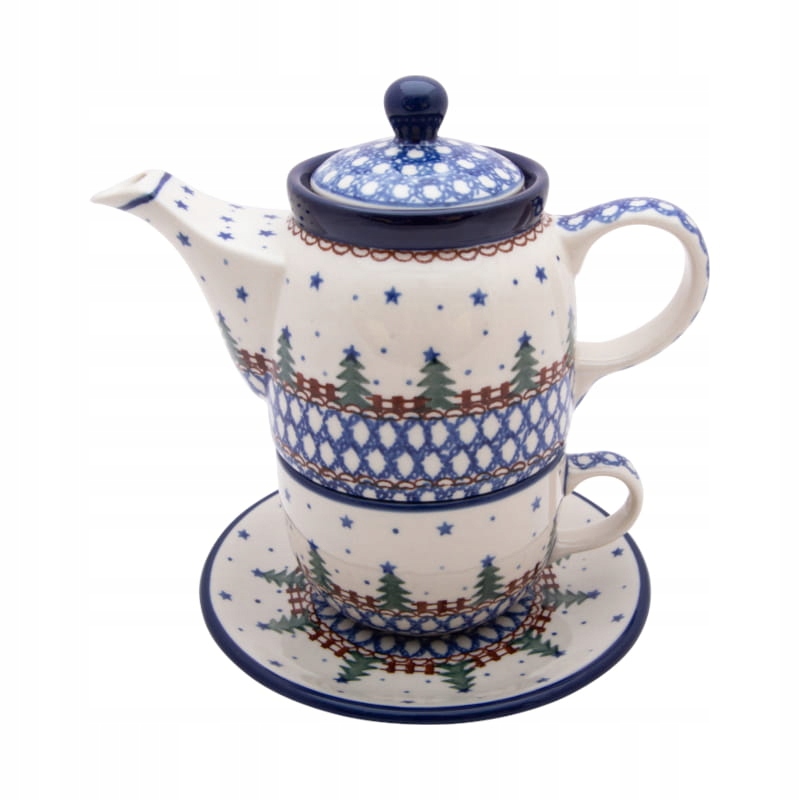 Komplet Kanvica 400 ml Šálka 200 ml Bolesławiec