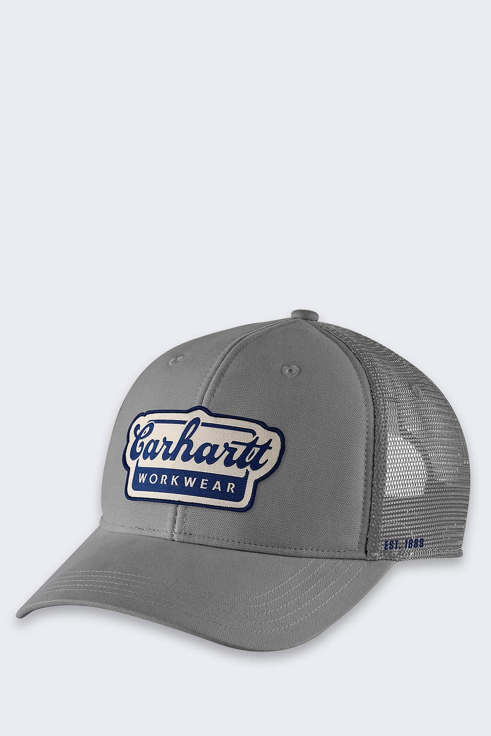 Čepice Carhartt Rugged Flex Twill Mesh Steel