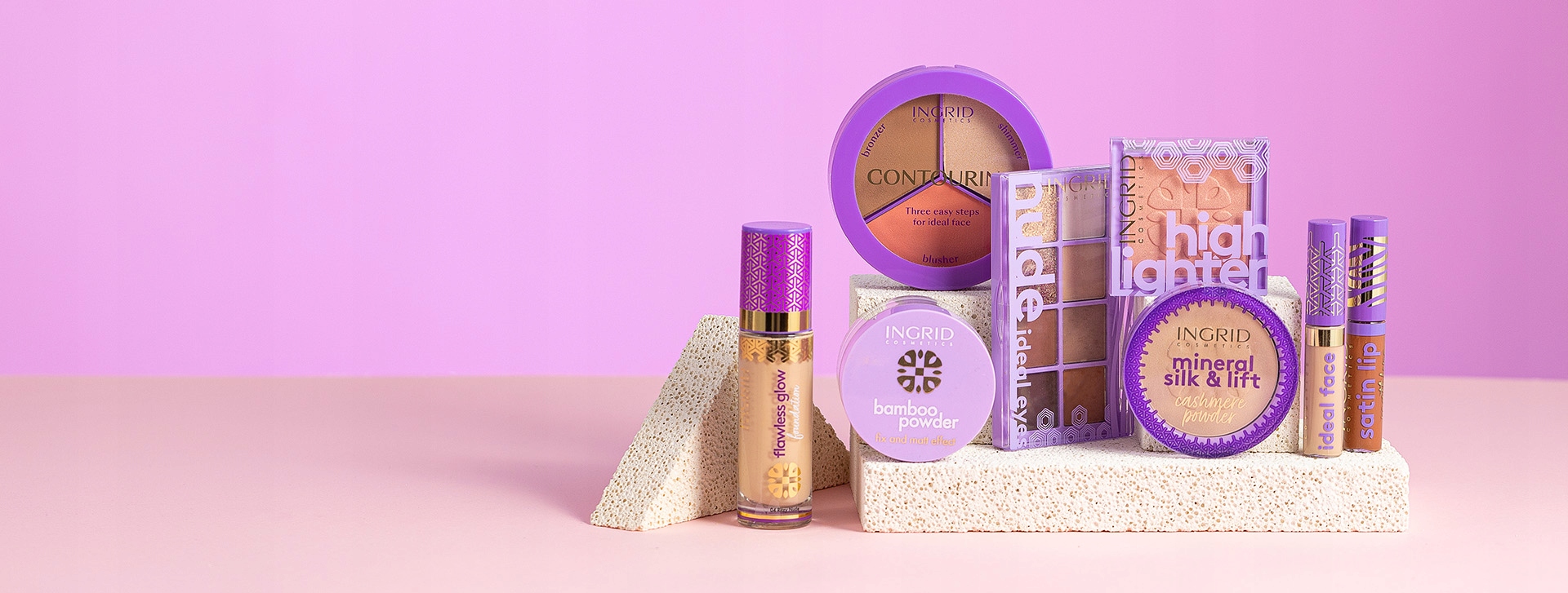 INGRID COSMETICS FLAWLESS GLOW 04 RITZY NUDE PODKŁAD ROZŚWIETLAJĄCY Typ skóry Do wszystkich typów skóry