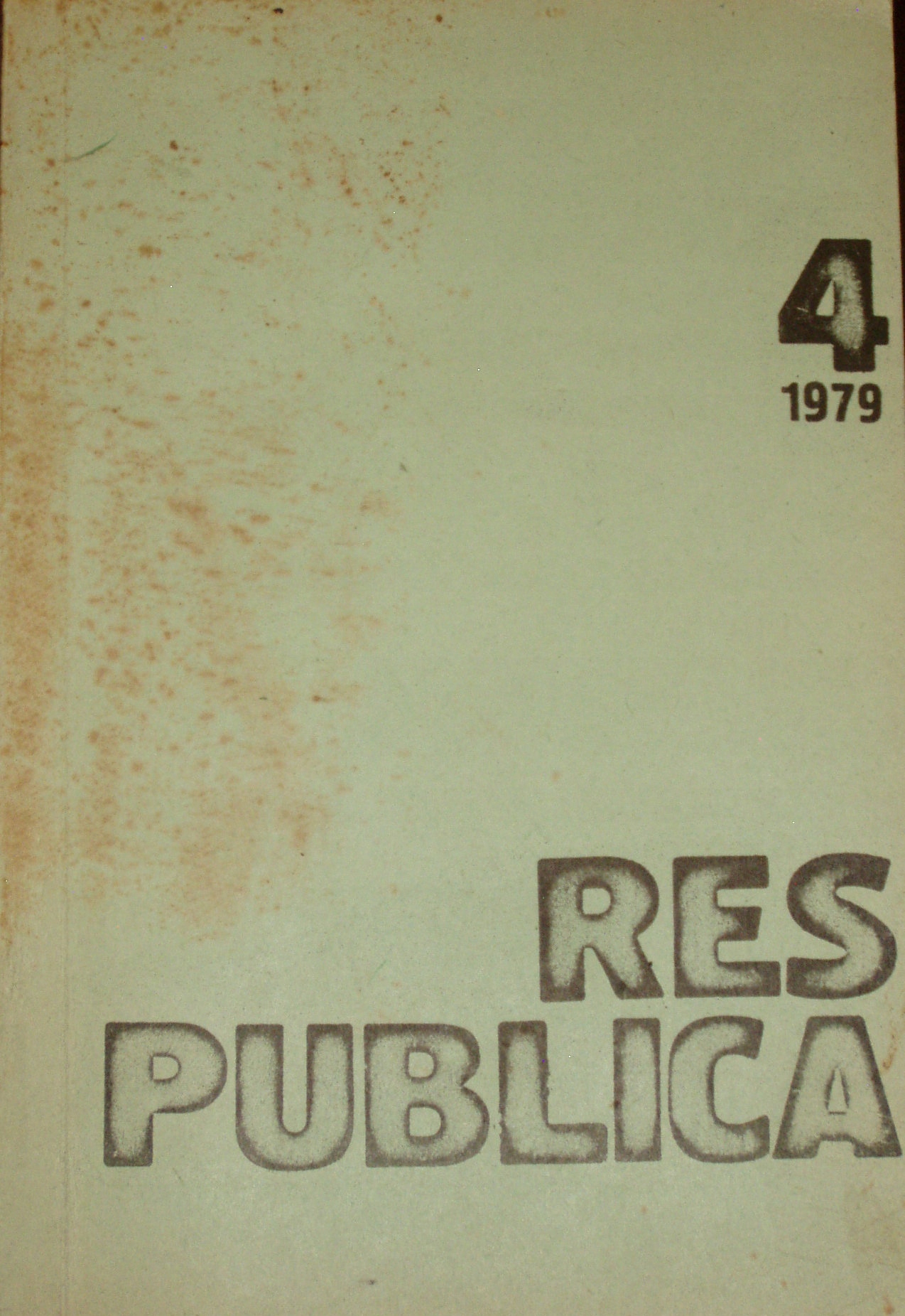 RES PUBLICA nr 4, 1979