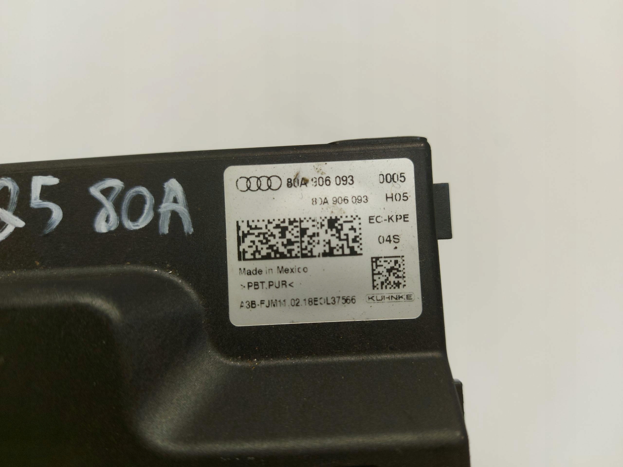 Audi Q5 80A 45 TFSI module control unit POMPY 80A906093