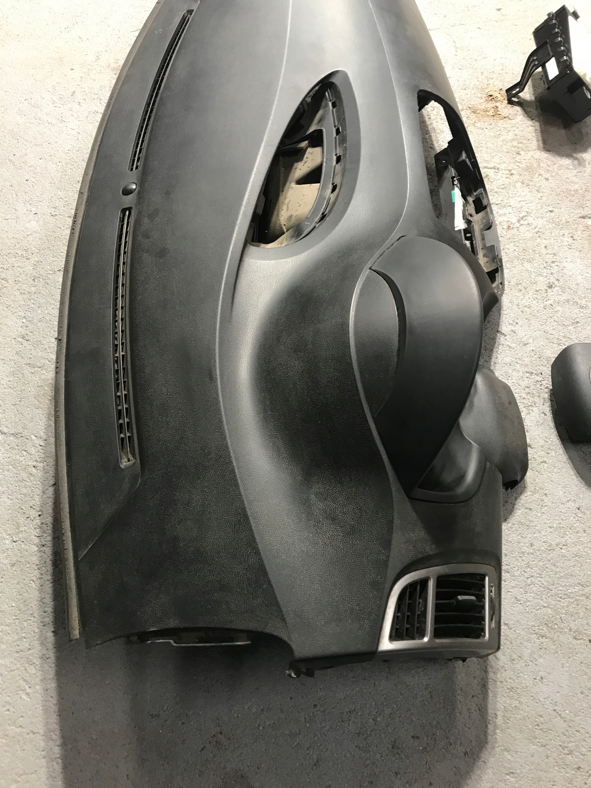 dashboard console airbag tension belts HYUNDAI I20