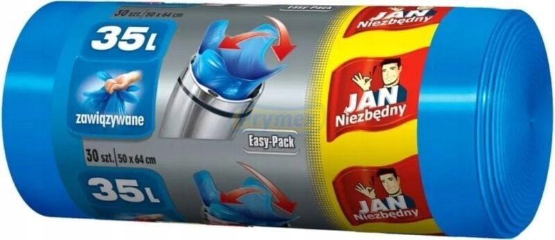 

Worki na Śmieci 35L Uniwersalne Niebieskie 30szt