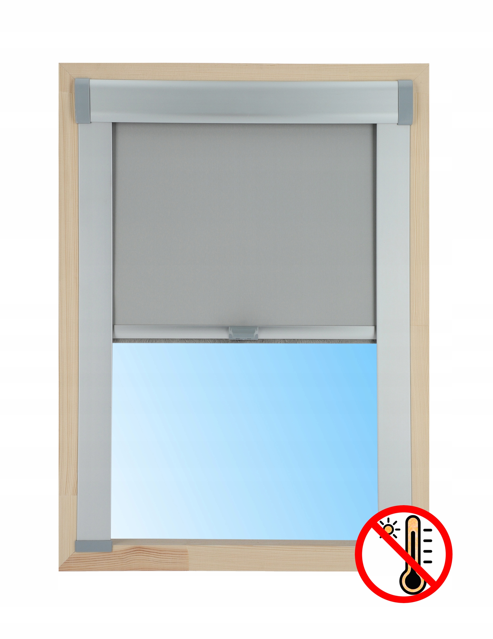 Tepelná zatemňovací okenní roleta 78 x 118 cm termoizolační