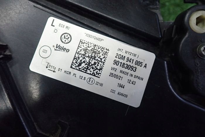 VW T-CROSS TCROSS 17- reflektor left light left 2GM941005A