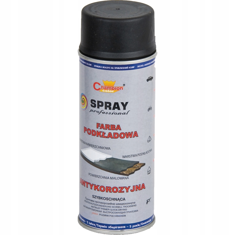 

Farba podkładowa czarna spray 400ml