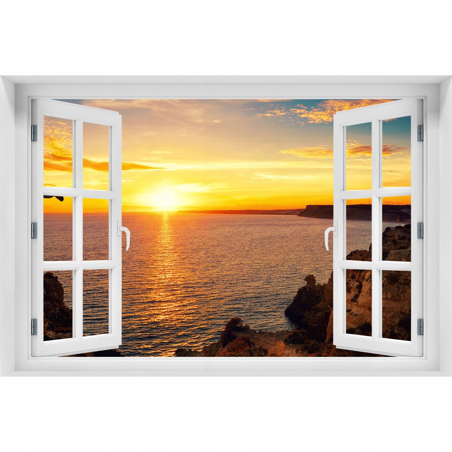 

Naklejka Fototapeta na ścianę Zachód słońca morze