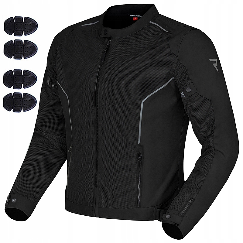 Pánska Reflexná Motocyklová Bunda Rebelhorn Wave