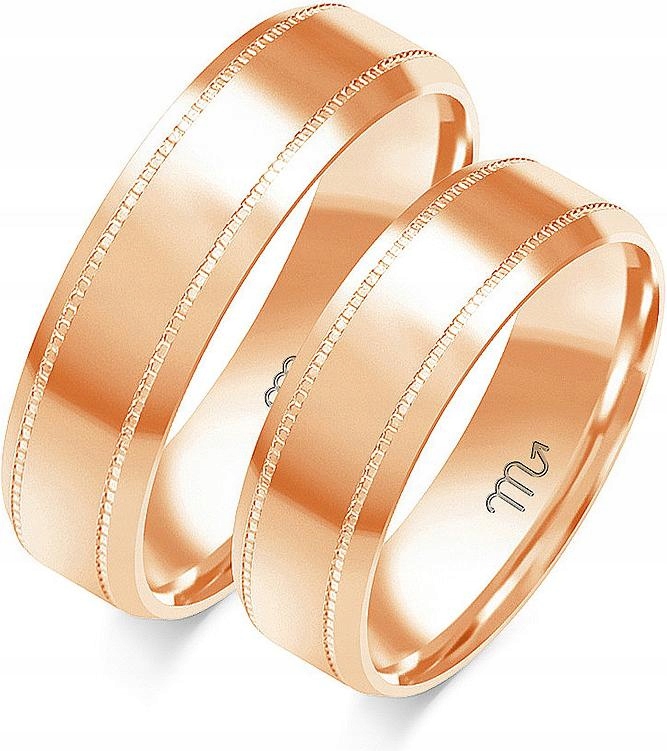 Zlaté snubní prsteny svatba jemné svatba 585 r 23 24 25 dámská pánská kolekce