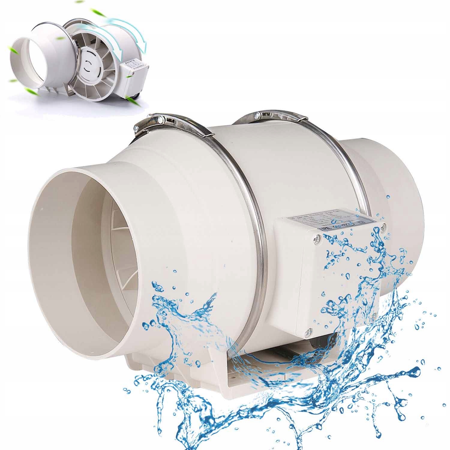 Kanálový Ventilátor 100 MM 310 m³/h 45 W