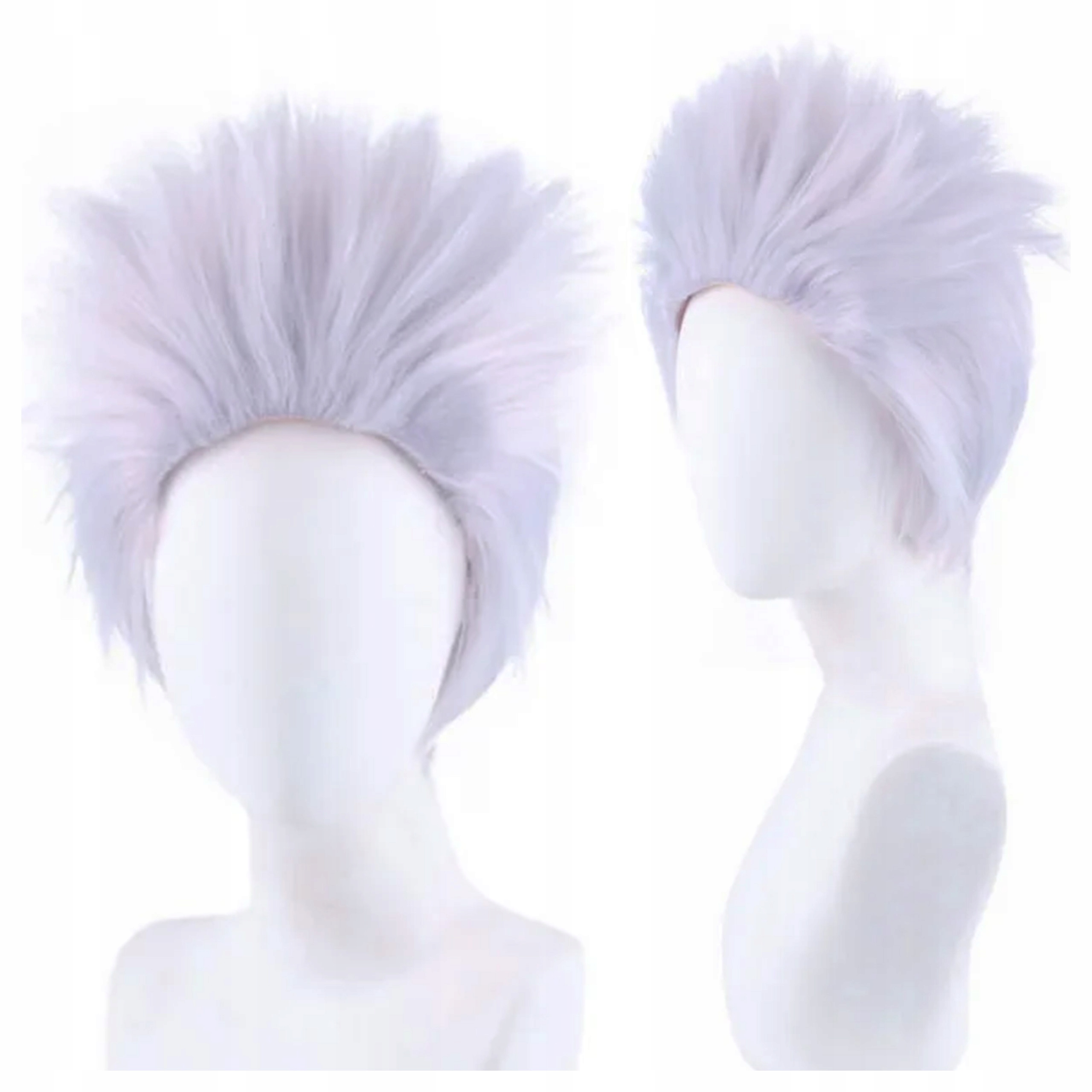 Peruka cosplay Gojo Satoru anime manga Jujutsu Kaisen siwe włosy