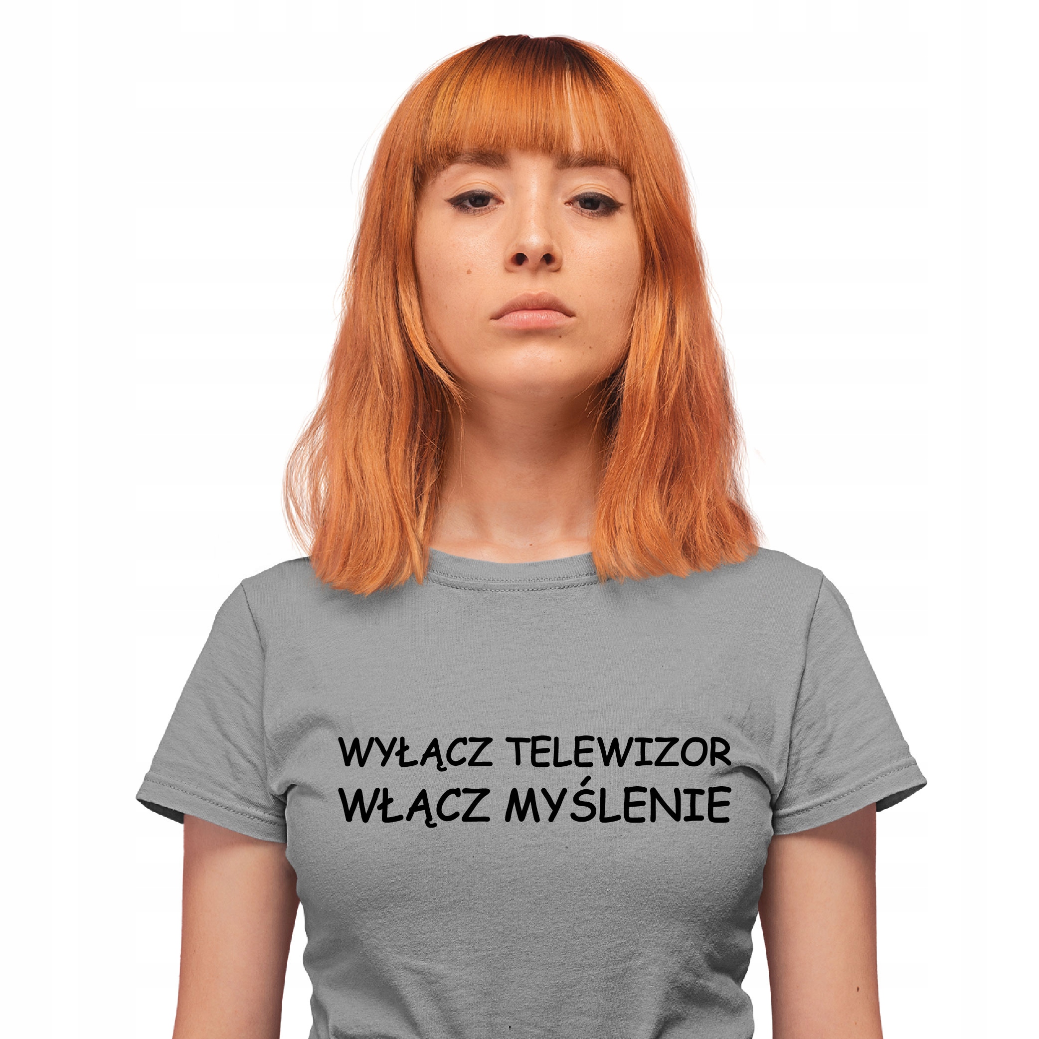 

Tshirt Bluzka Propaganda Covid Włącz Myślenie Tvp