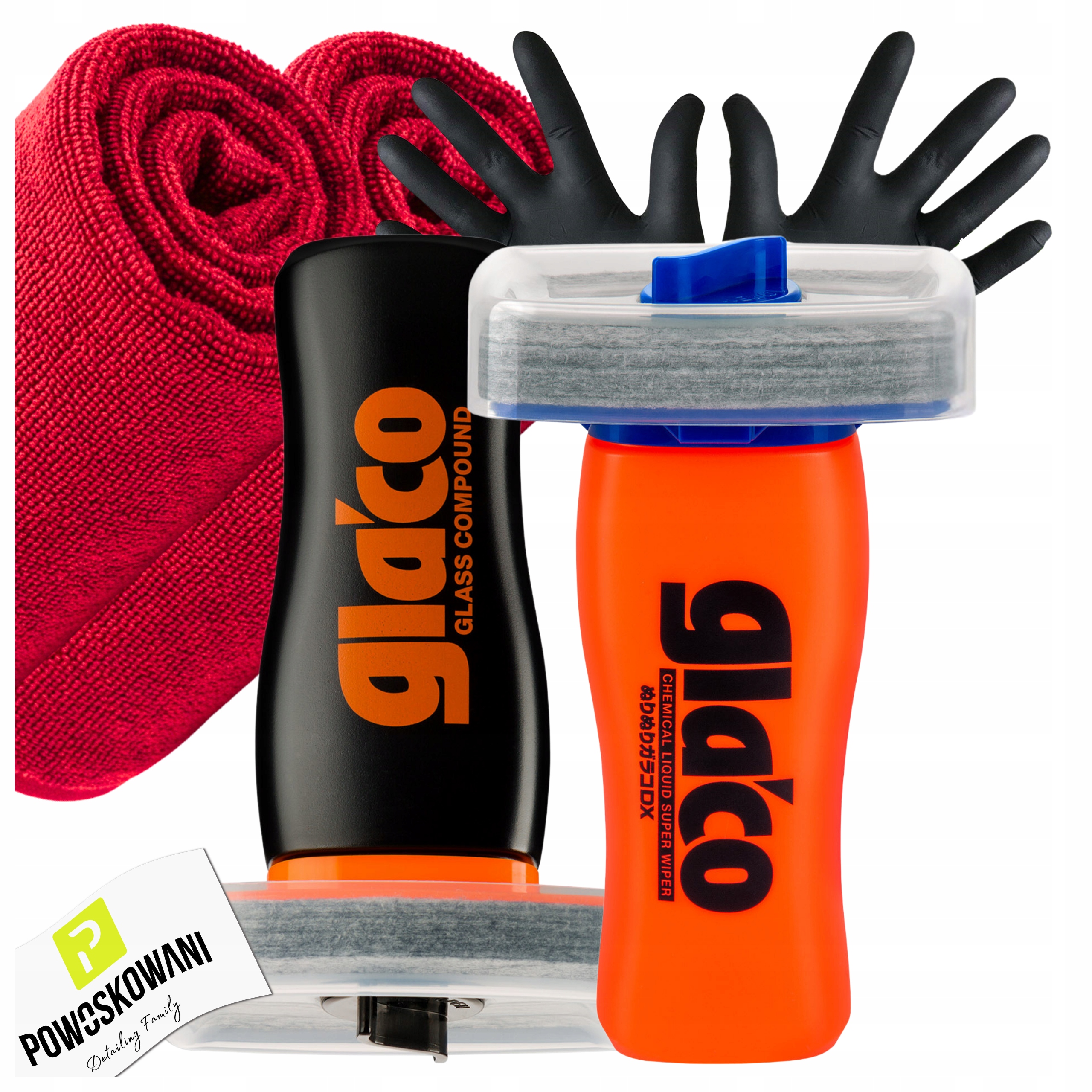 Soft99 Glaco DX Glass Compound Sada Na Sklo Tekutý Stěrač