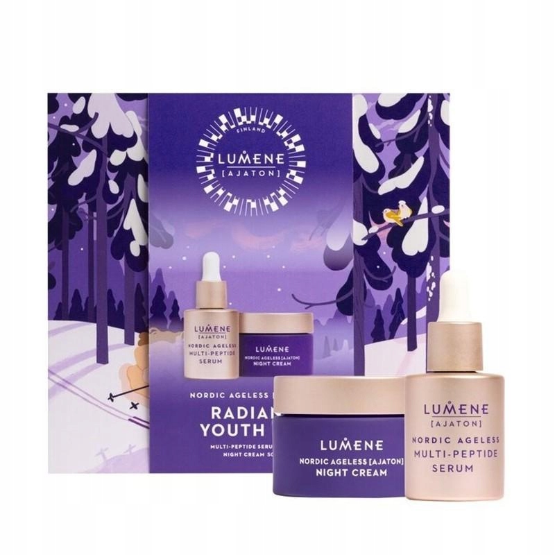 Lumene Nordic Ageless [Ajaton] sada séra 30 ml krém na obličej 50 ml