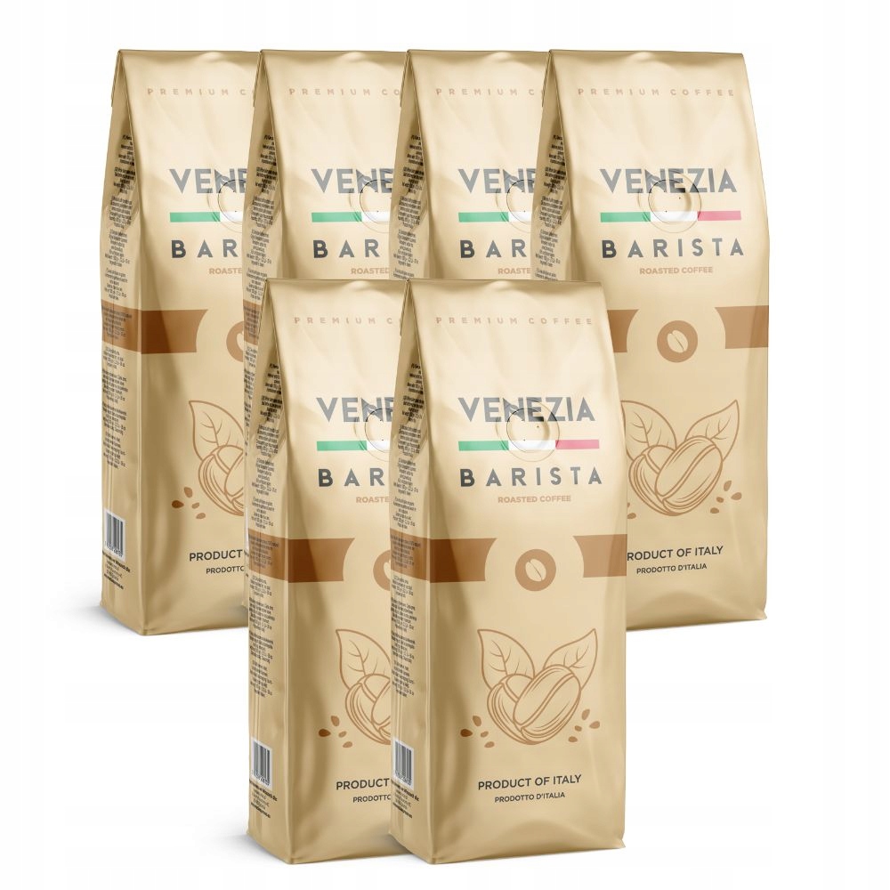 Levně Káva zrnková Venezia Barista Plus 6 kg italská káva káva