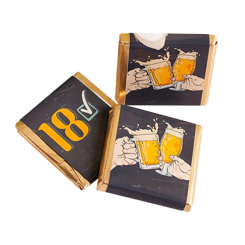 

Czekoladka Podziękowanie dla Gości 18 osiemnastka