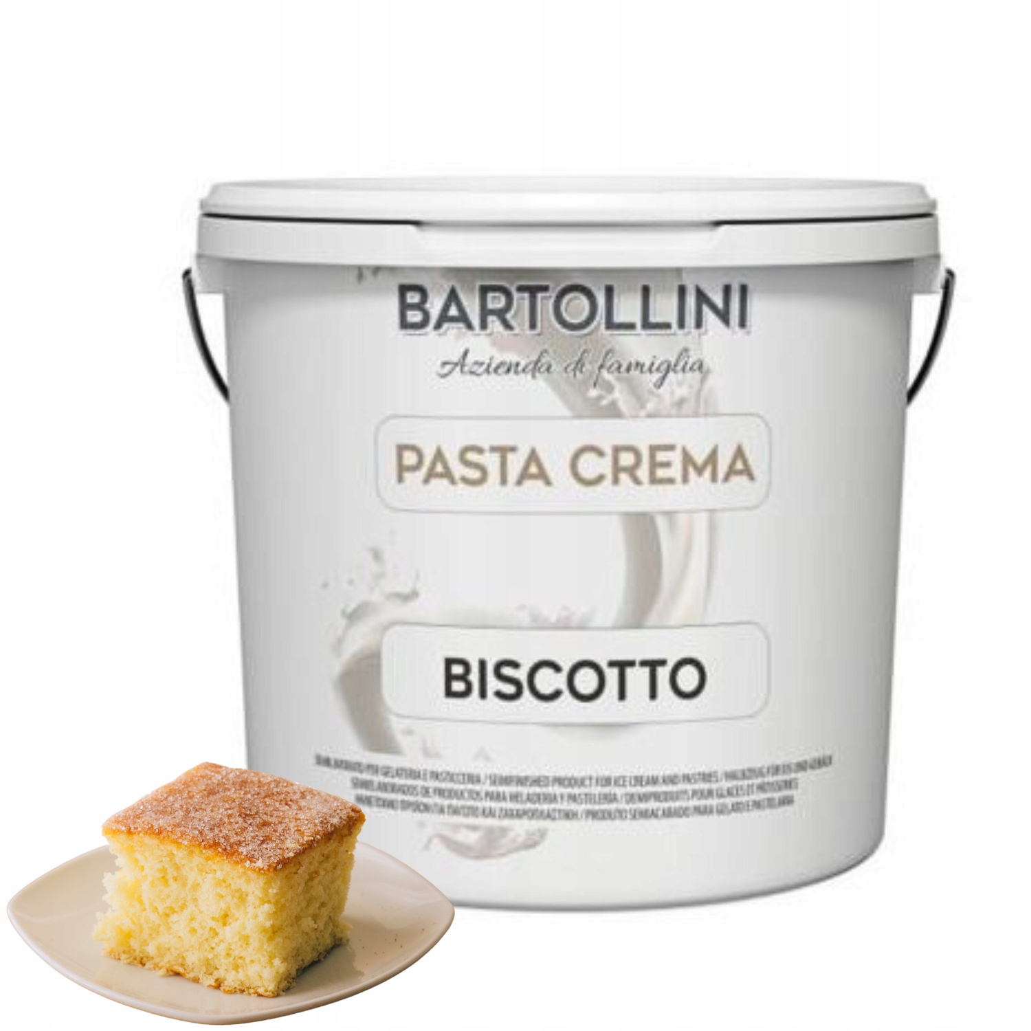 Levně Piškotová pasta na zmrzlinu a dezerty na koláče 3 kg Bartollini