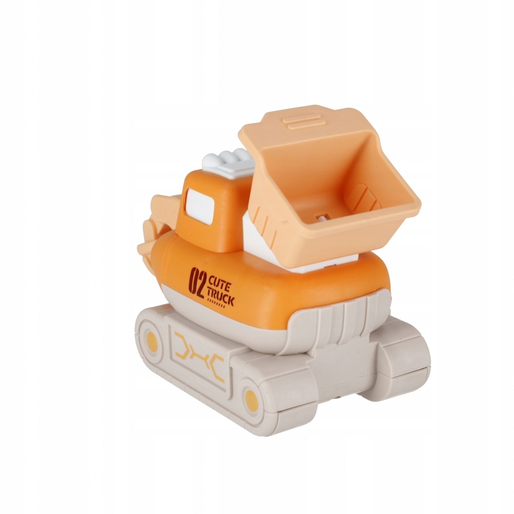 KOPARKA z NAPĘDEM dla DZIECI mała 13 cm MEGA CREATIVE pojazdy BUDOWLANE Efekty brak