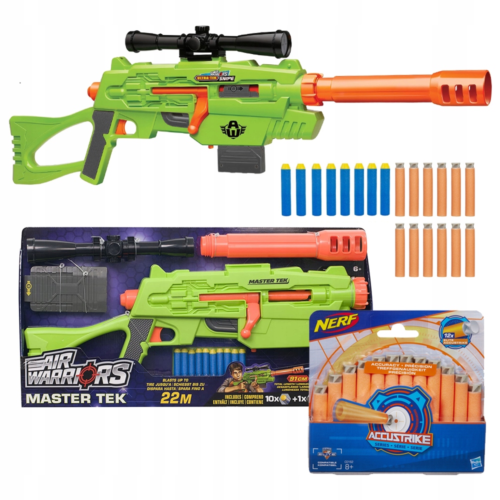 BUZZBEE ВИНТОВКА СНАЙПЕРСКАЯ MASTER+ СТРЕЛЫ ДЛЯ NERF