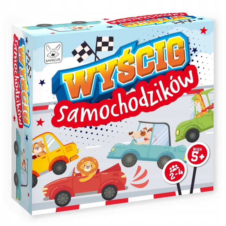 Gra planszowa Gra. Wyścig Samochodzików Kangur