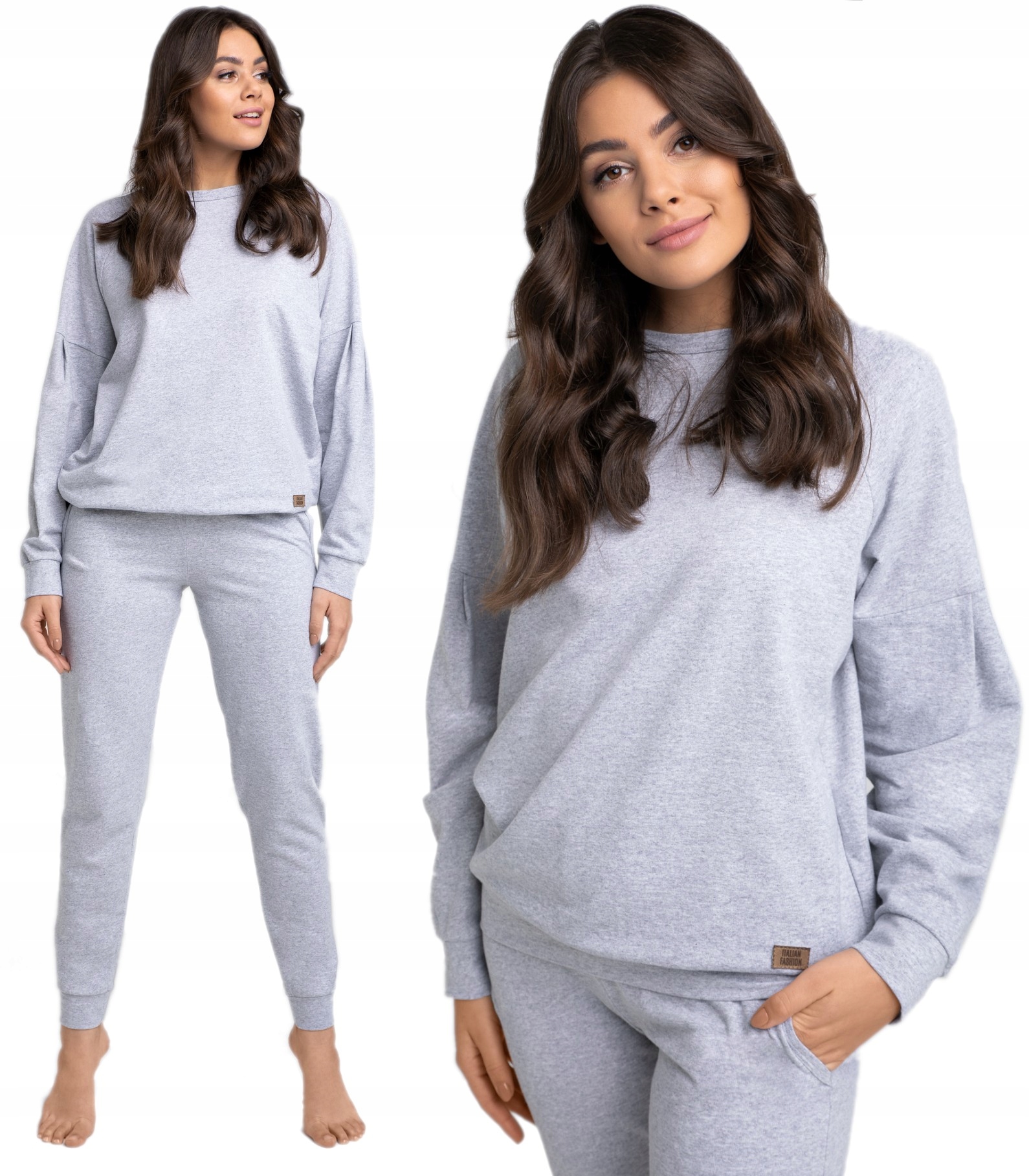 Italian Fashion Dres Damski Parma melanż XXL