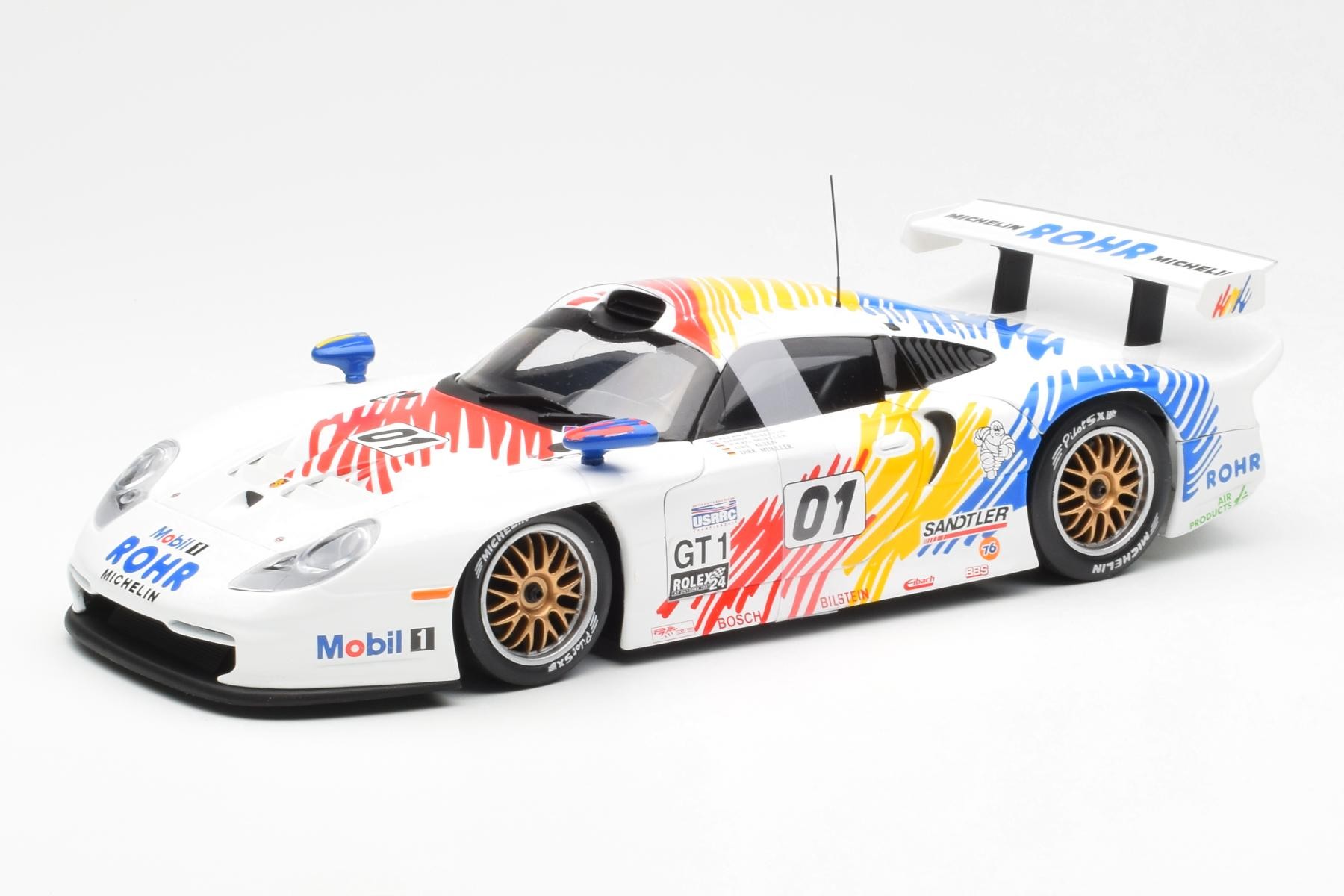 Porsche 911 GT1 n1 Mcnish Sullivan Mueller Alzen Mueller Daytona Rohr Motor