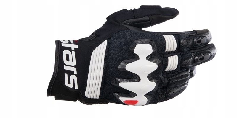 RĘKAWICE SKÓRZANE ALPINESTARS HALO DARK BLACK/WHITE (L)