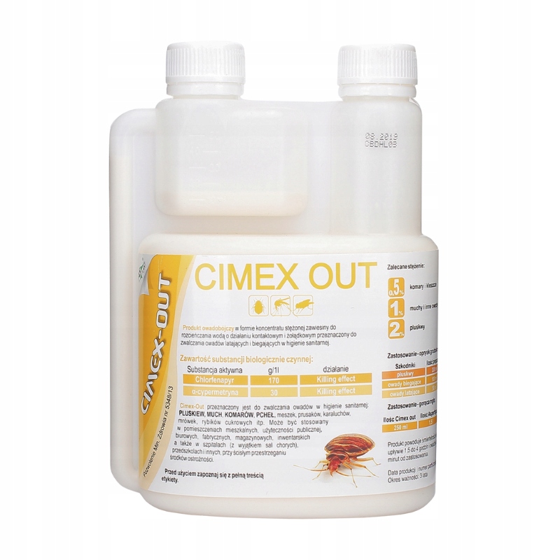 Prostriedok na lietajúci a bežiaci hmyz Cimex Out Asplant Koncentrát 500 ml
