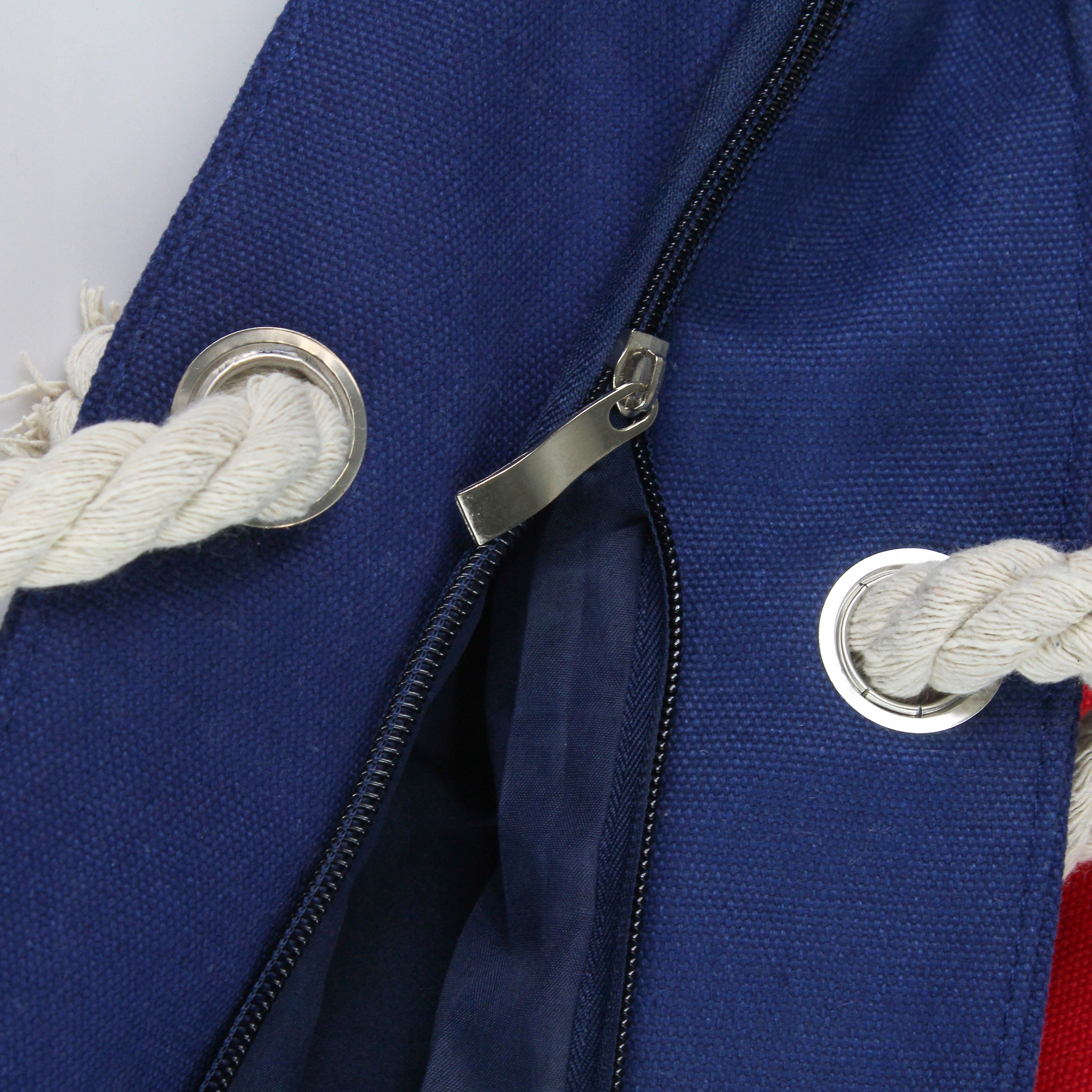 Torba Plażowa Duża Zapinana Na Zamek Torebka Shopper z Podszewką Piknik XXL Kolor wielokolorowy