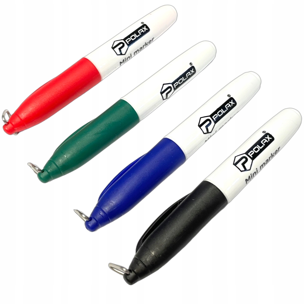 ZESTAW MARKERÓW MARKER PERMANENTNY PISAK MAZAK 4szt DREWNO STAL SZKŁO