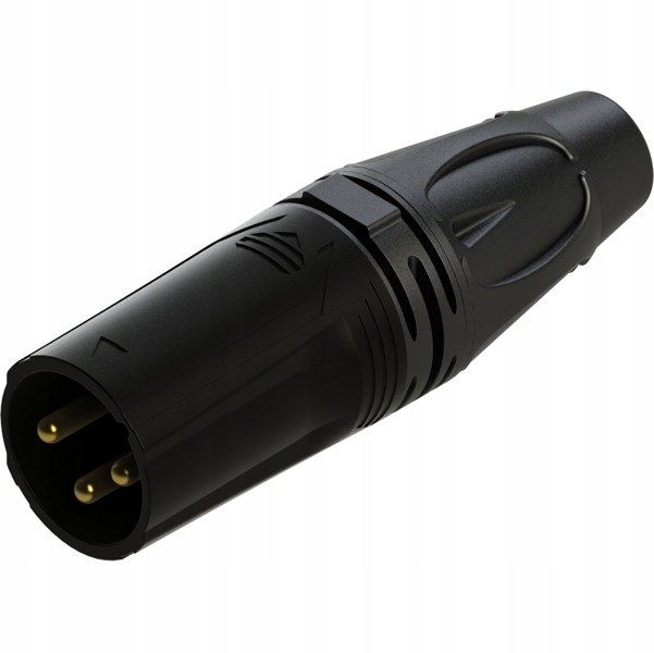 Wtyk XLR Męski - Metalowy Korpus - Roxtone RX3M-BS