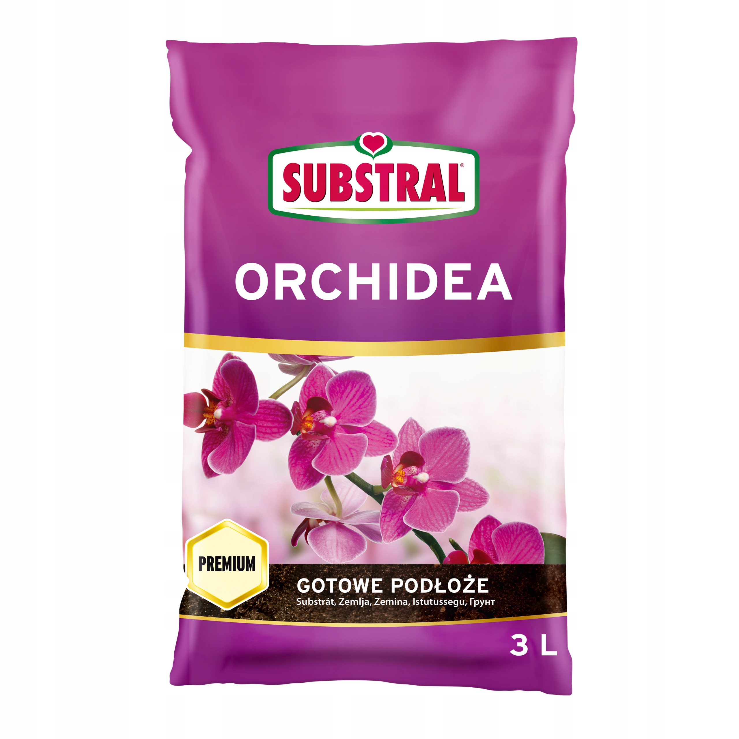 

Podłoże Ziemia do orchidei storczyków 3L Substral