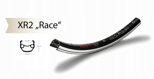 Obręcz felga rowerowa Exal XR2 28'' 32H