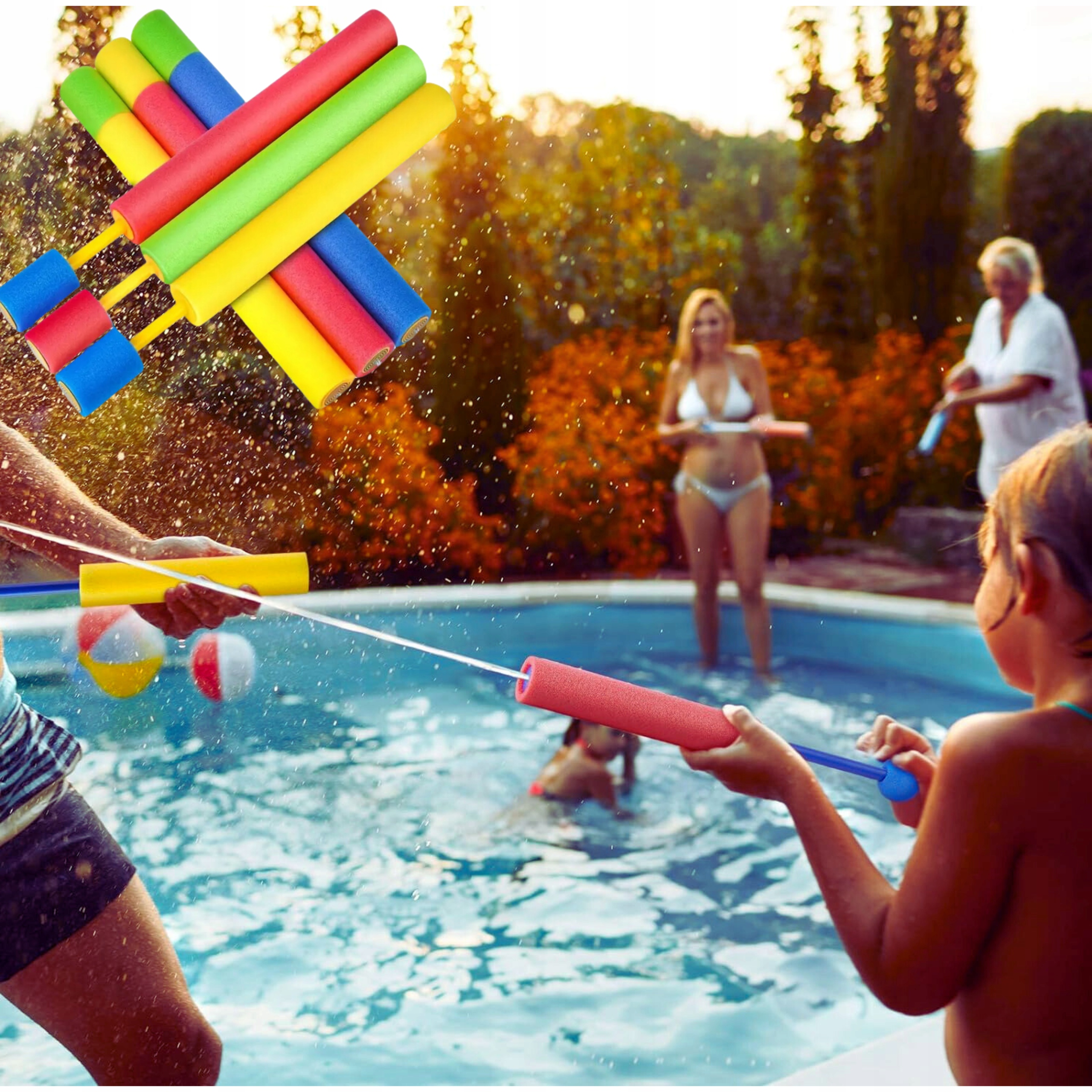 SIKAWKA POMPKA NA WODĘ PISTOLET NA BASEN TUBA DŁUGA XXL ZABAWKA WODNA POMPA Rodzaj pistolet na wodę