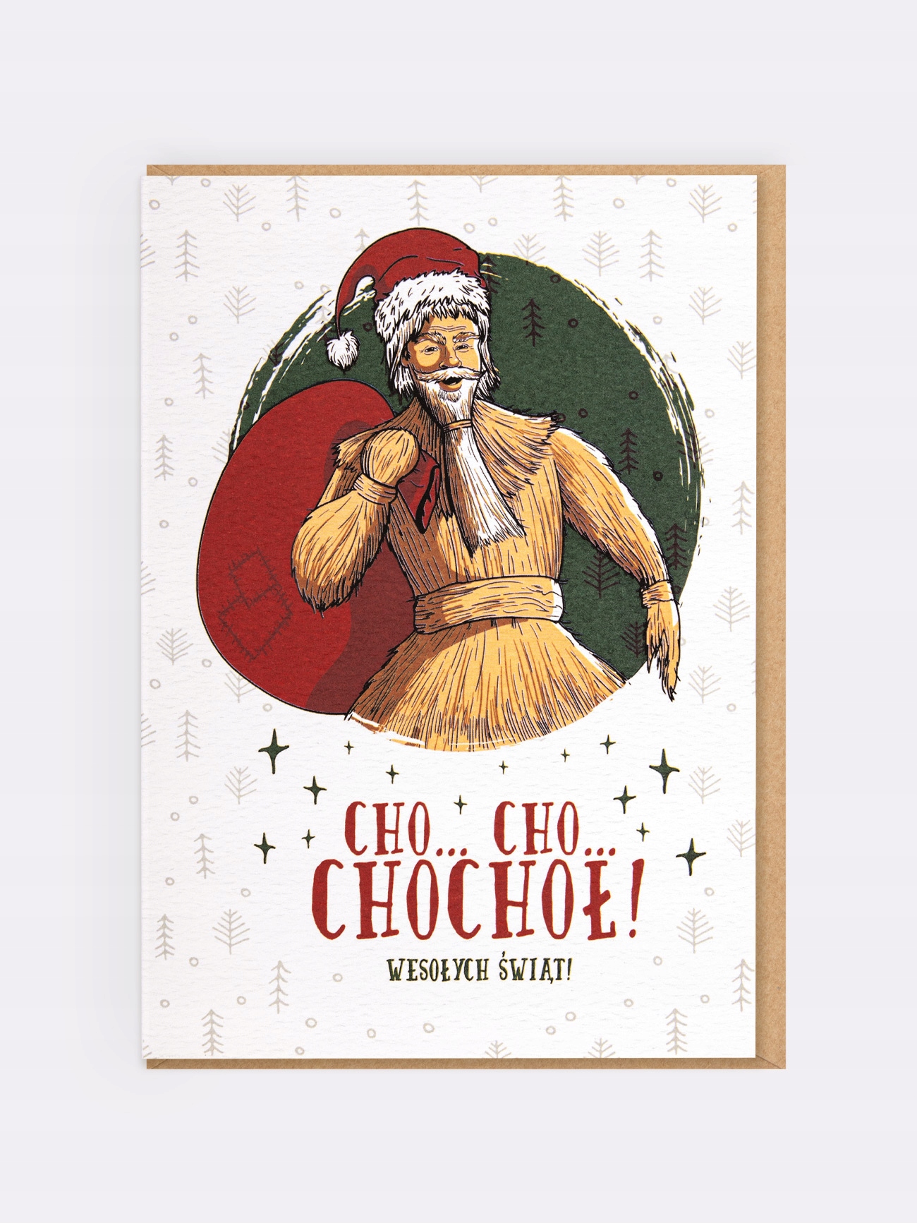 

Chochoł Wyspiański kartka bożonarodzeniowa