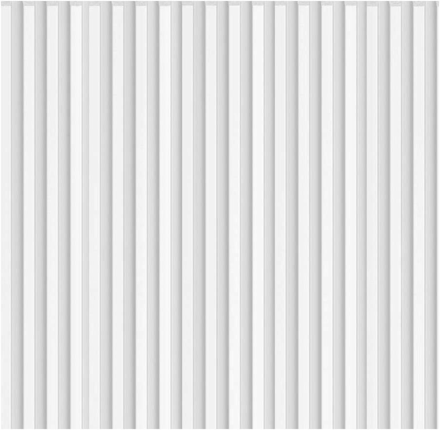 Panele ścienne LAMELE 3D AGT S BIAŁE do Malowania