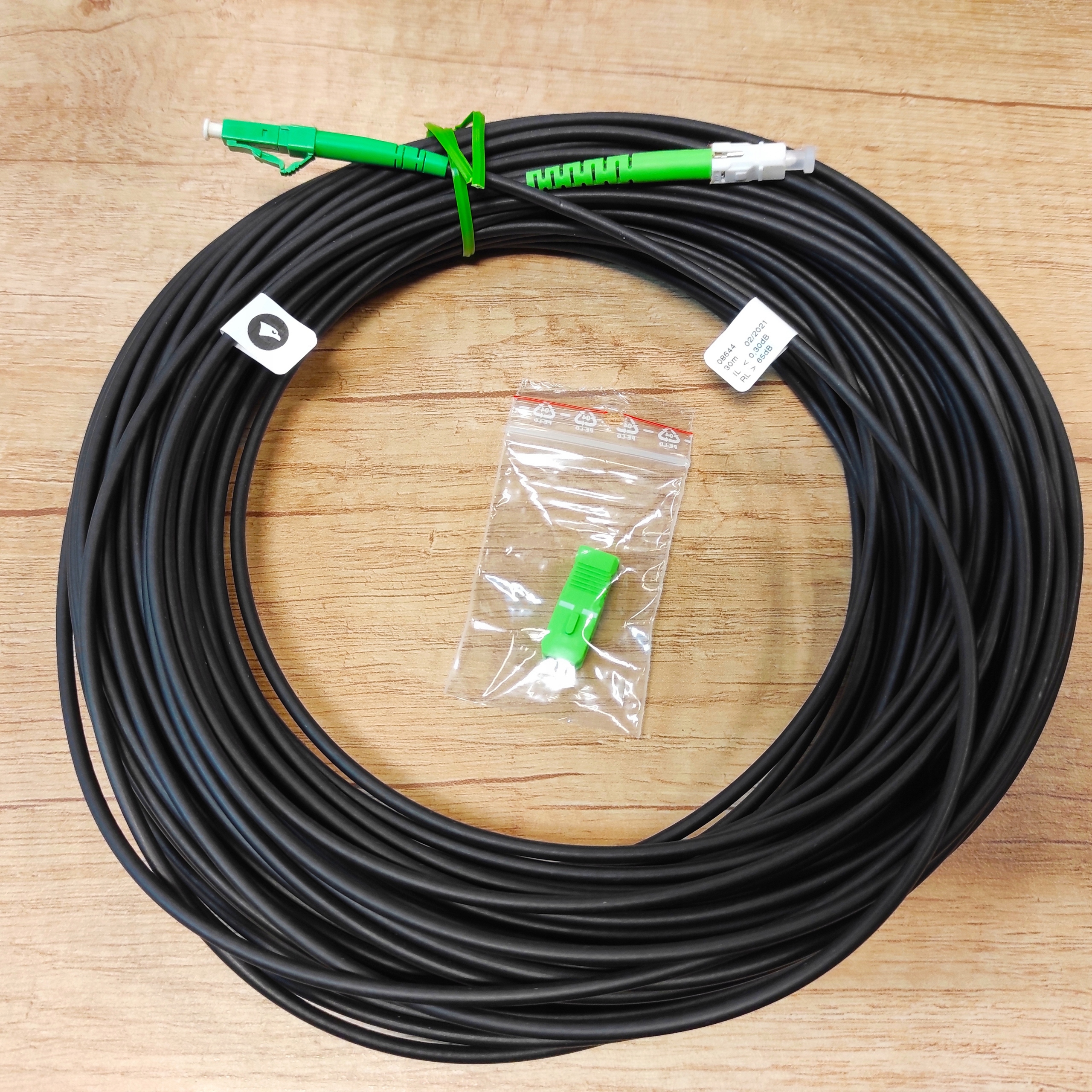 

Patchcord światłowód Lc/apc-sc/apc simplex Sm 30m