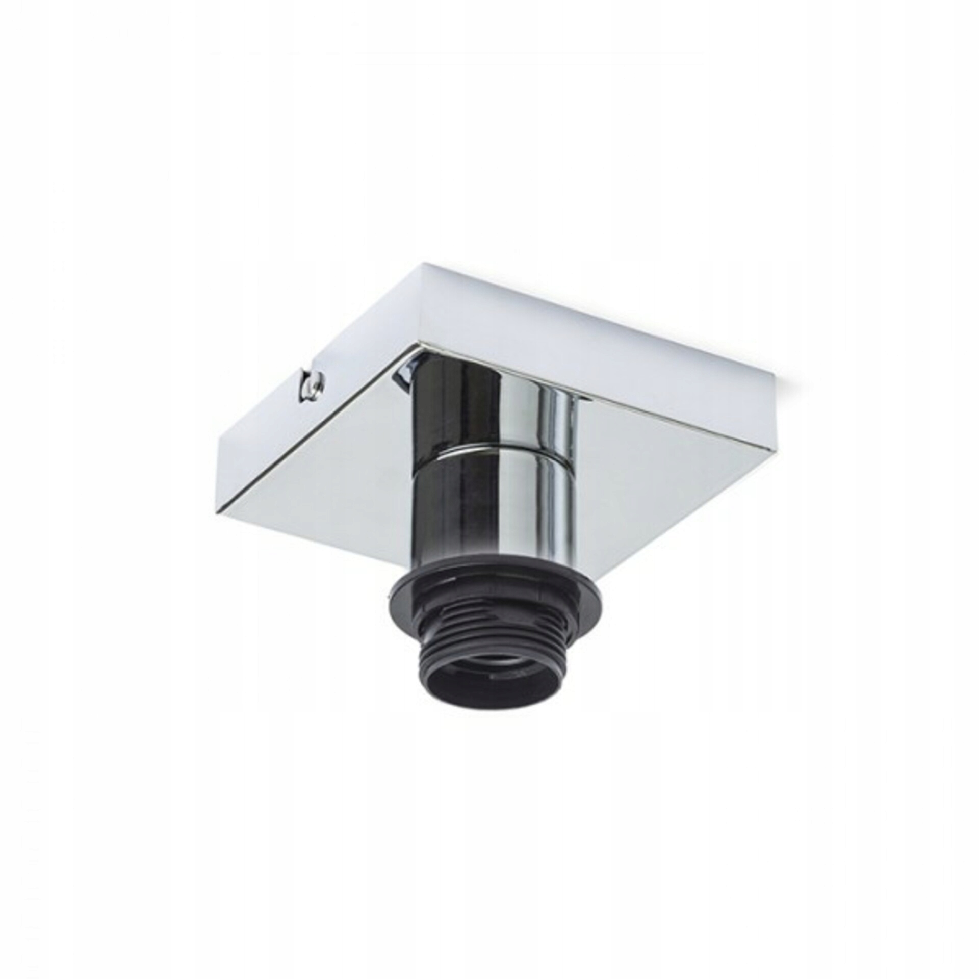 Rendl Solo Sq stropní základna chrom 230V E27 max. 53W 80x110x110 mm