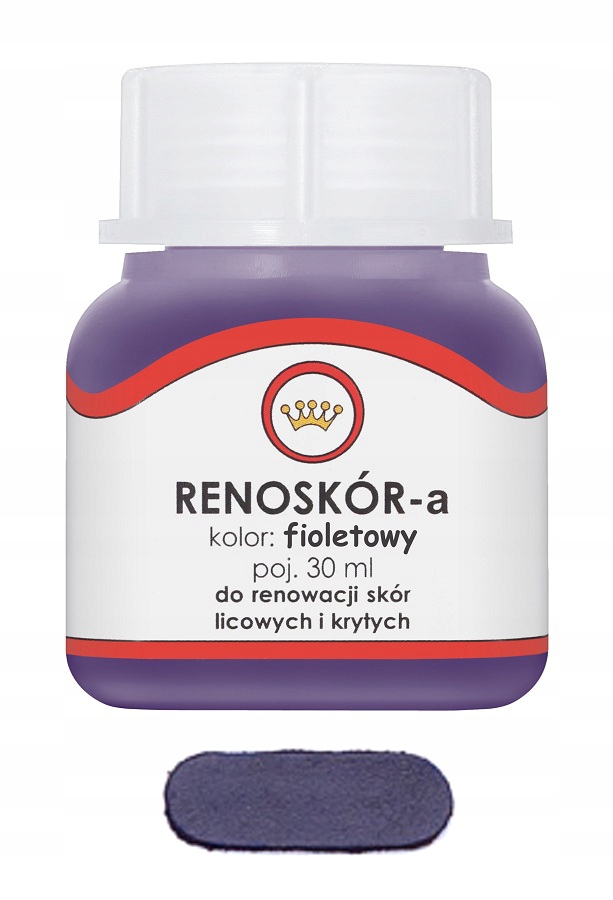 

Renoskór Farba Lakier Do Skóry Fioletowy 30ml