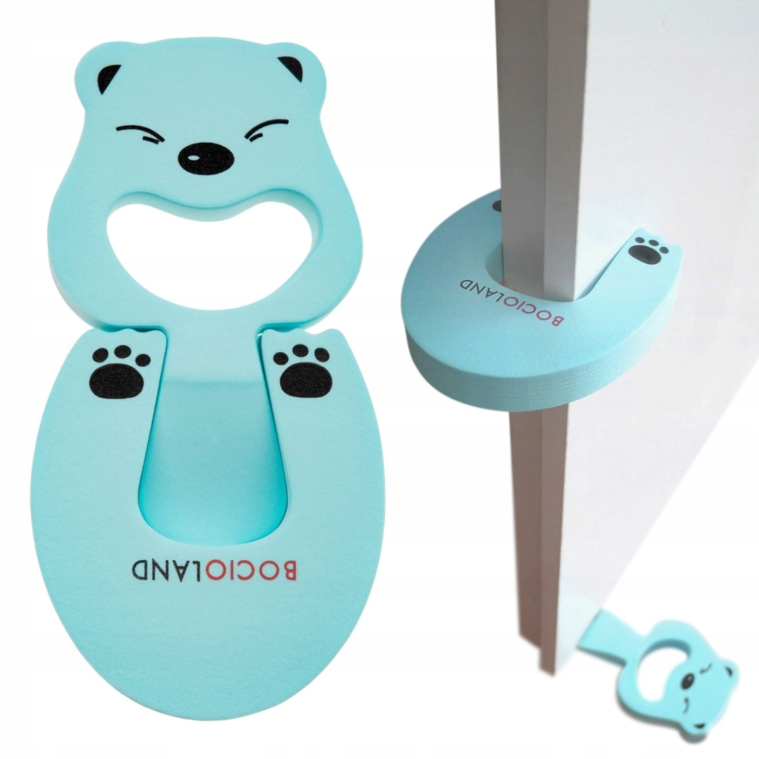 BOCIOLAND BLOKADA DRZWI ZABEZPIECZENIE STOPER miękki bezpieczny