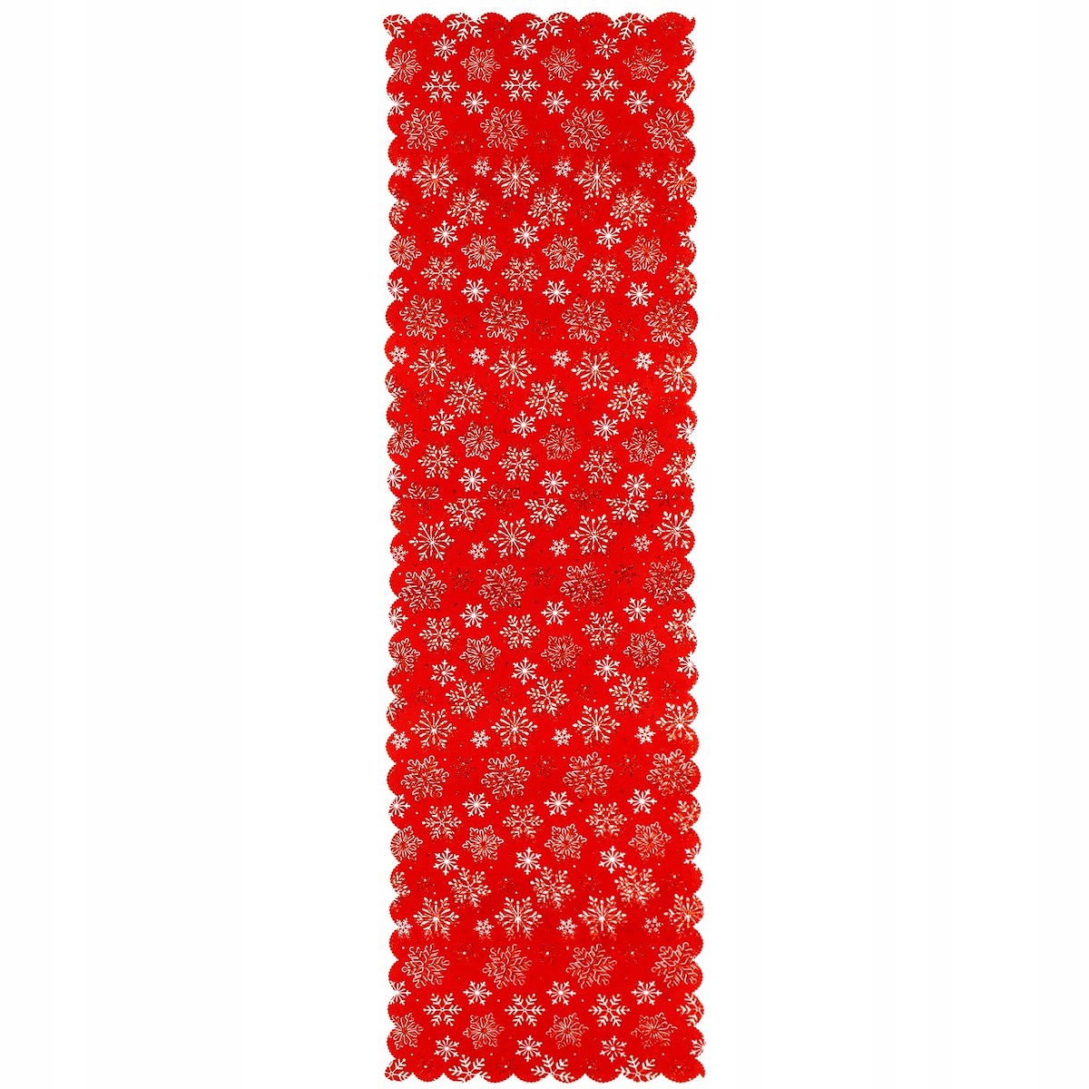 ŚWIĄTECZNY BIEŻNIK NA STÓŁ OBRUS WIGILIJNY ŚWIĘTA 187x34 DEKORACJA CZERWONY Marka Springos