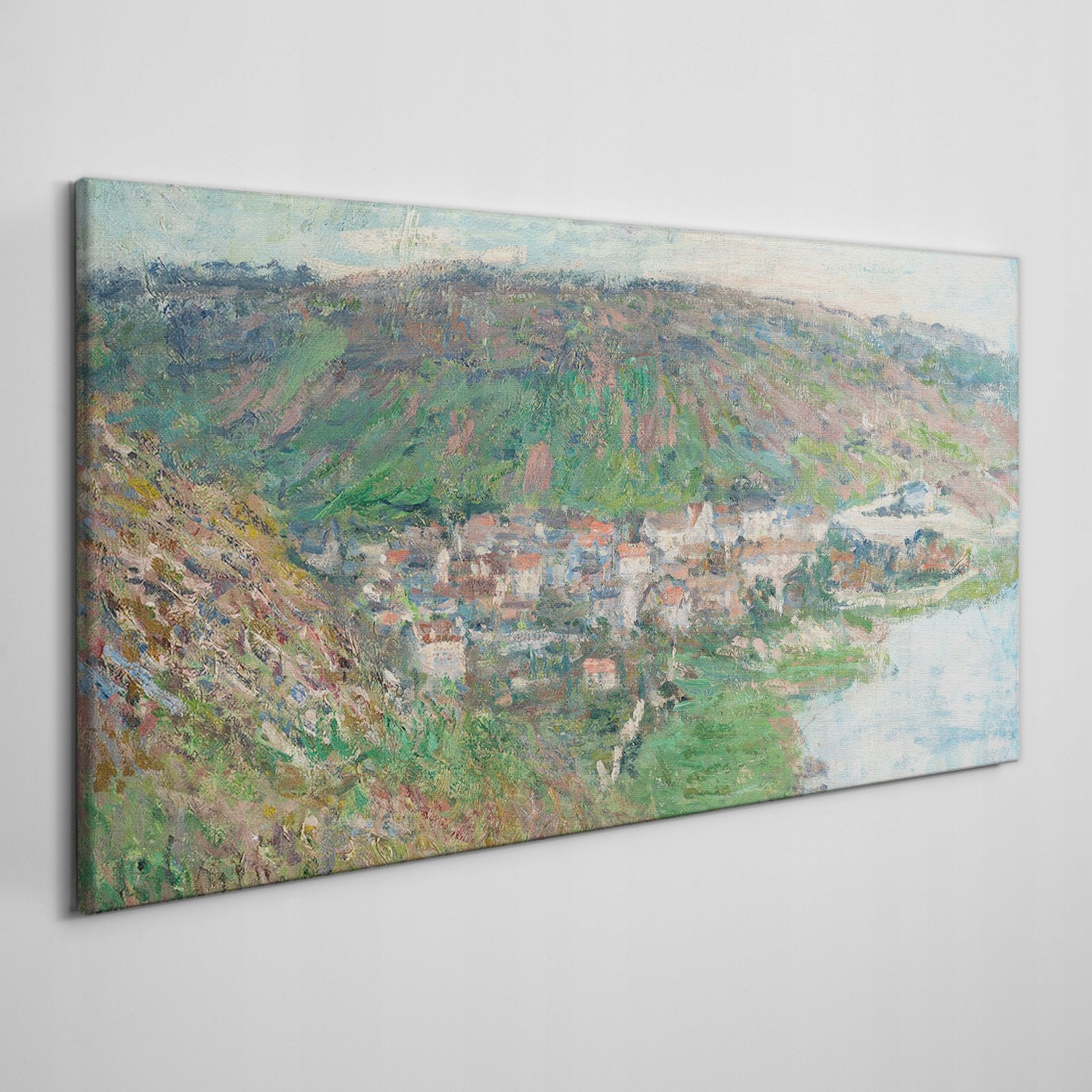 

Obraz na płótnie Widok z vetheuil Monet 120x60 cm