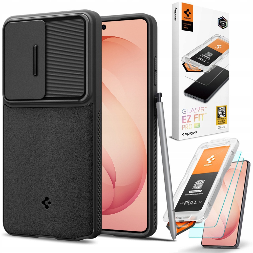 Spigen Pouzdro Optik Armor Case +2x Sklo pro Samsung Galaxy S26 Ultra