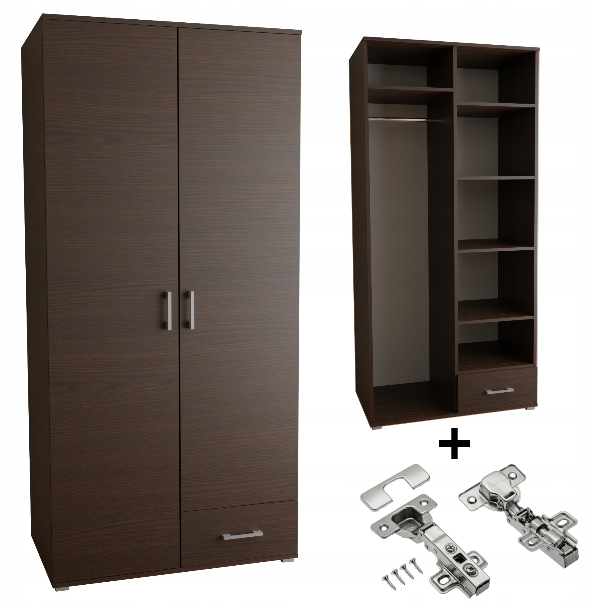 Skříň 80 CM wenge s tichým dovíráním