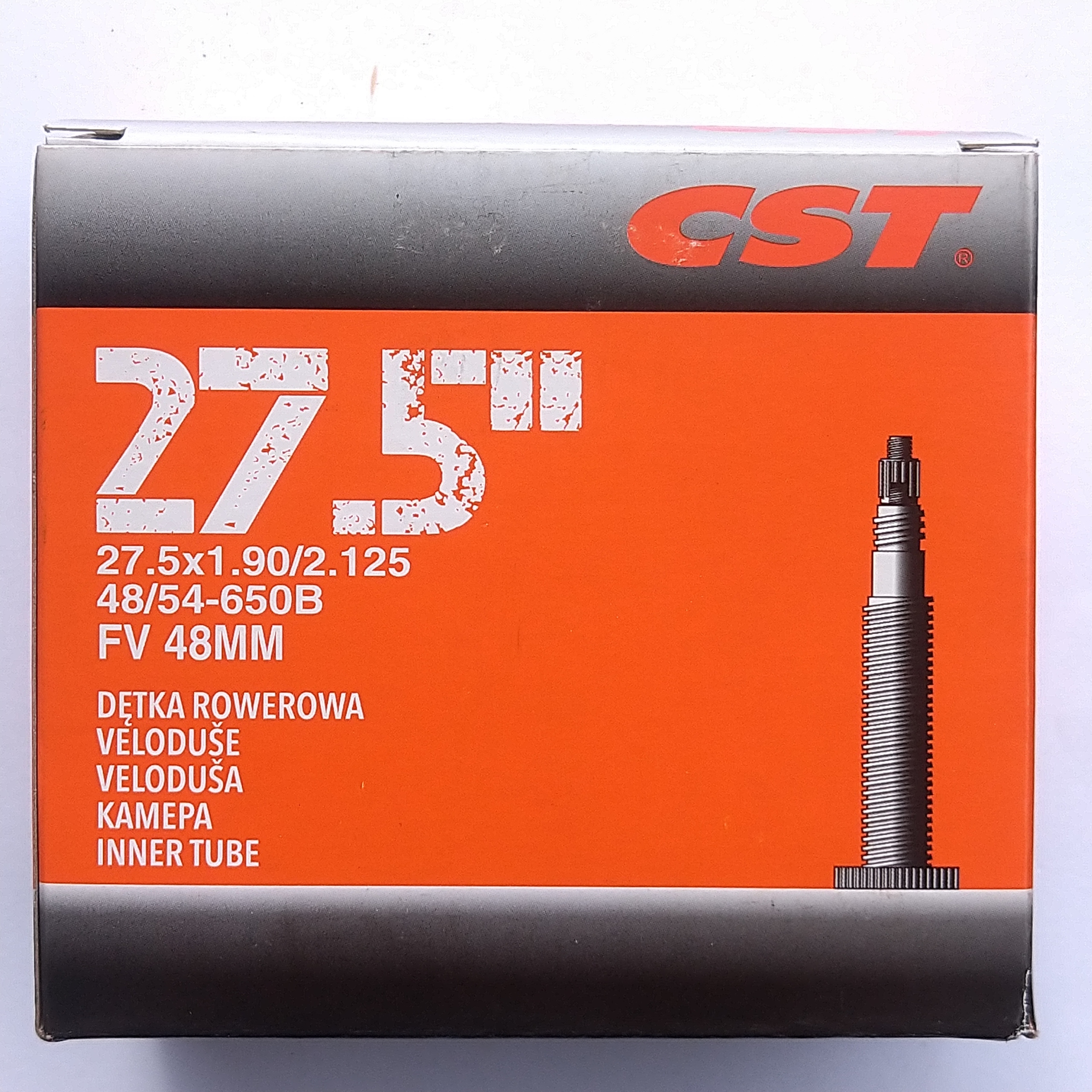 Dętka rowerowa Cst TBCS112 27.5x1.90/2.125 650Bx48/54 Presta 48mm
