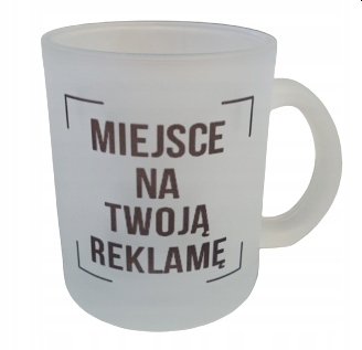 

Szklanka Kubek szklany Firmowy Twoje Logo Reklama