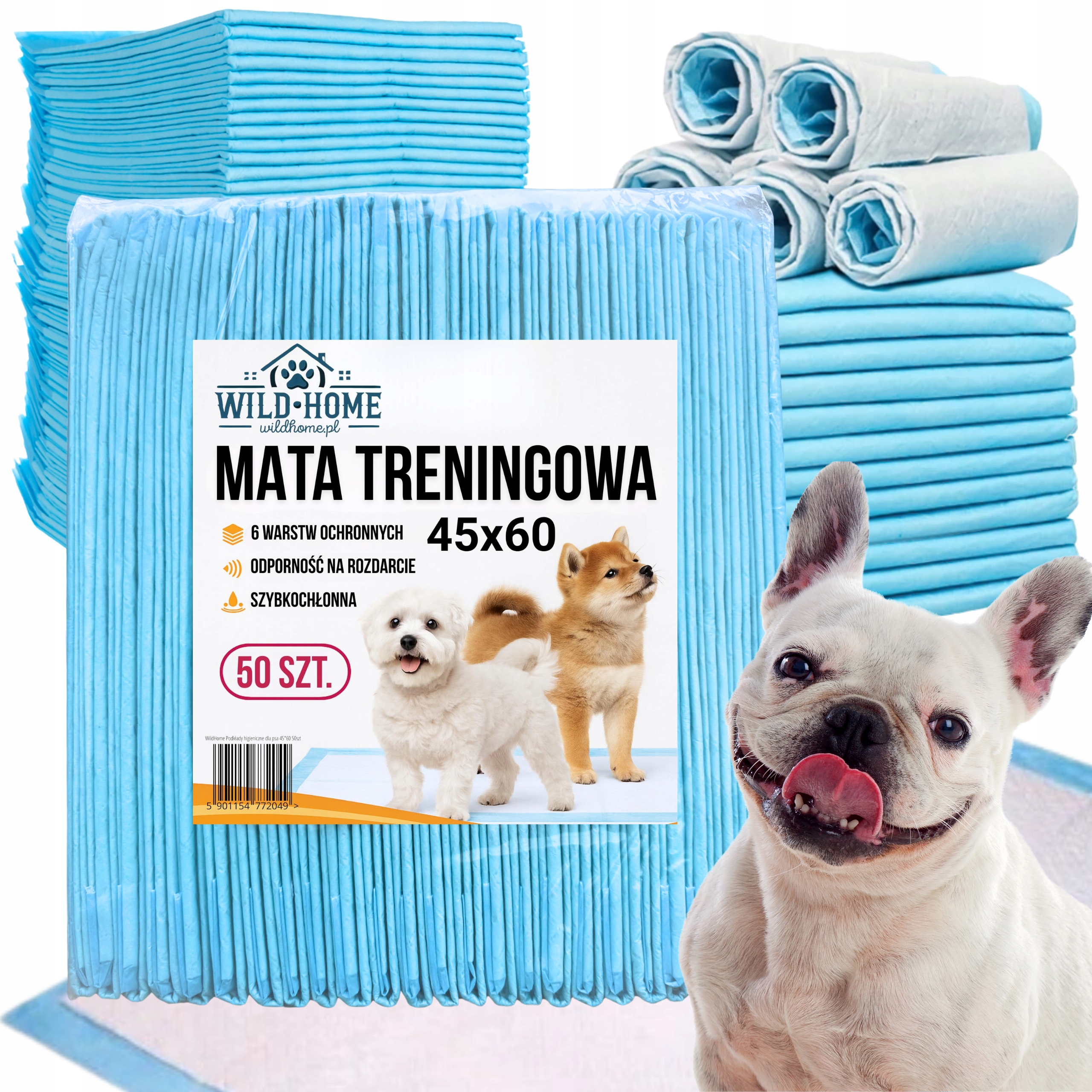 2x Hygienické Podložky Pro Psa Na Jedno Použití 45x60 cm 100 Kusů
