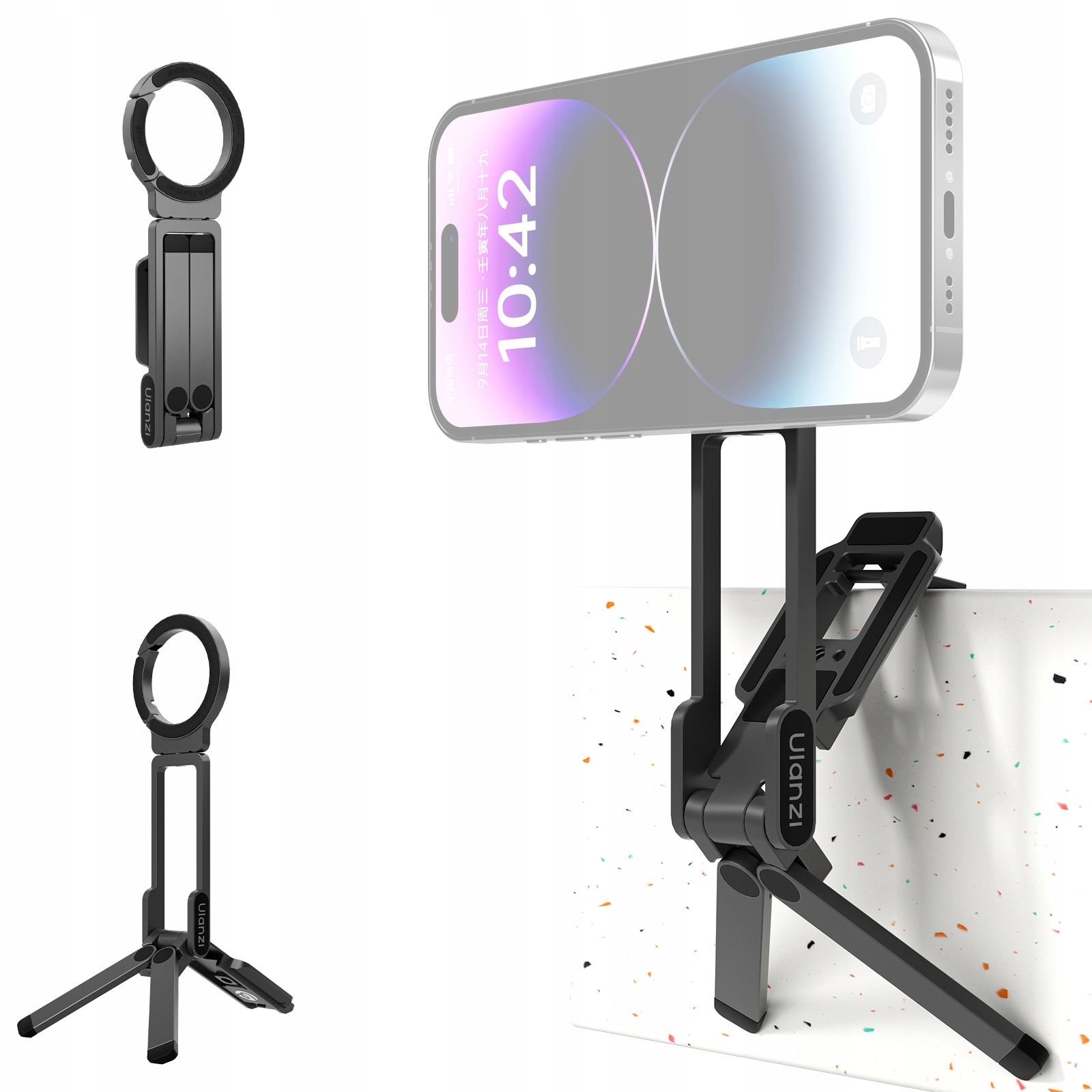 Stativ Grip Stojan Kovový Držák Telefonu iPhone Magnet MagSafe Ulanzi MA38