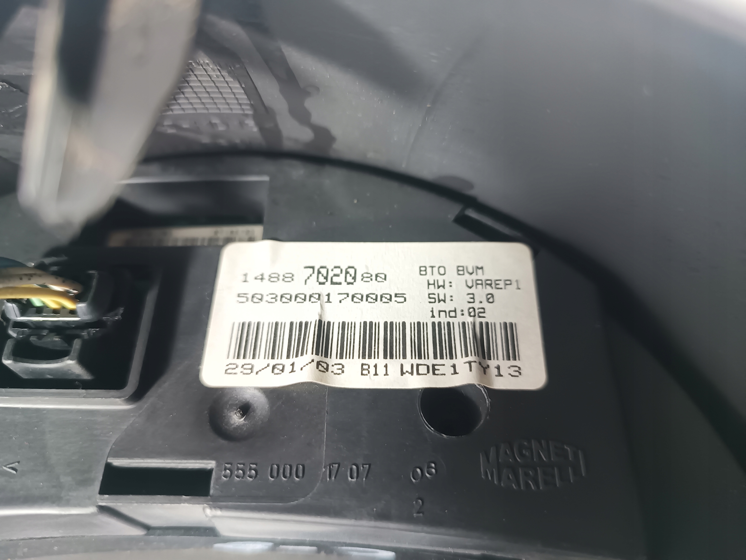 Citroen C8 02-08 EKRAN display Z obal OE 1488702080